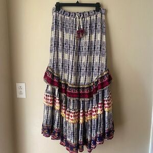 Z&L BohoTiered Maxi Skirt